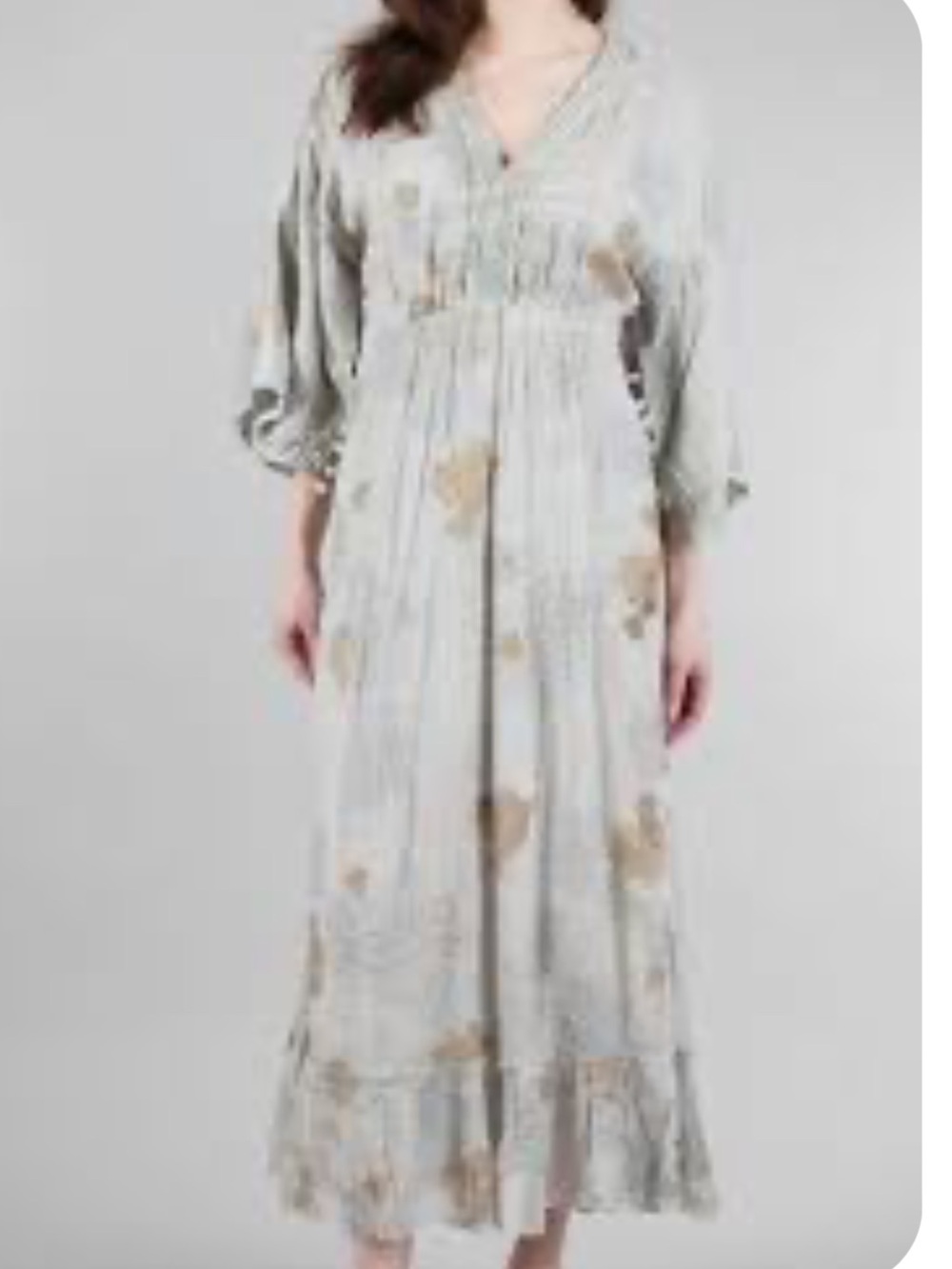 Dolma Delaware Coral Reef Gauzy Dress XL